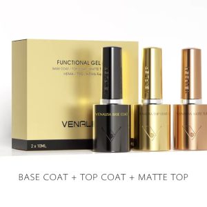 מארז בייס + טופ ללא נטרול + טופ מט ונה ליסה 10 מל