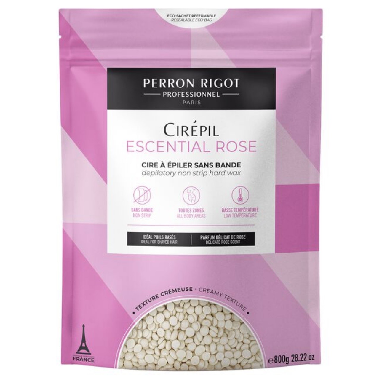 פתיתי שעווה 'לבנה' ESCENTIAL ROSE 800 DRO | סירפיל Cirepil
